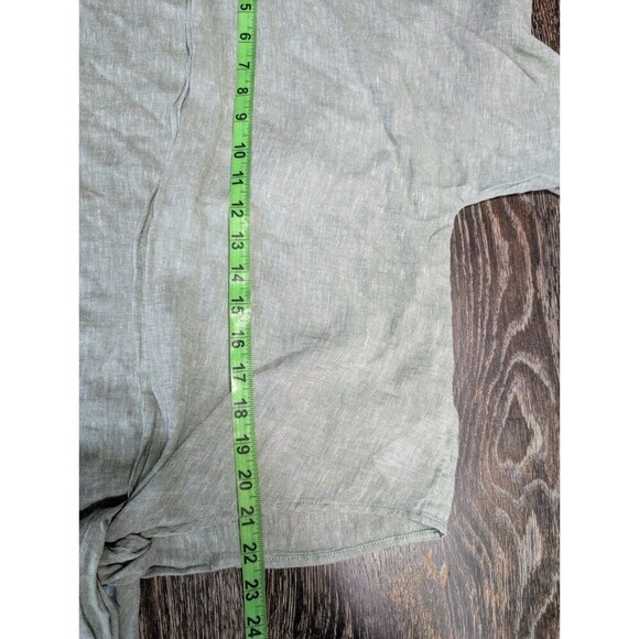 Christian Siriano New York Linen Blend Top Tie Resort Boho Women One Sz Cover138 - Picture 8 of 8